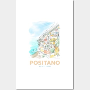 Positano Amalfi Coast Posters and Art